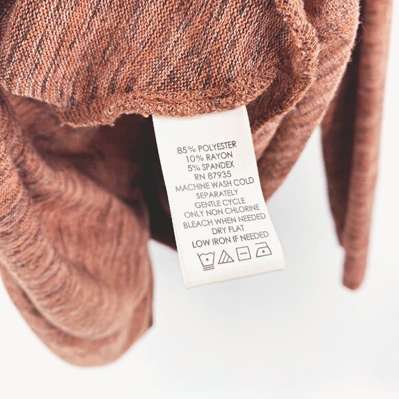 LOGO Zip Front Sharkbite Hem Cardigan - Picture 5 of 7